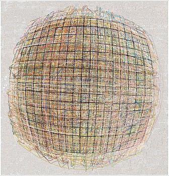 Work:&nbsp;Superunknown 46 C 45 3/4 x 44 in.