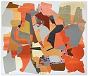 Aaron Wexler, Resistance Party (Sold)
Mixed media on panel