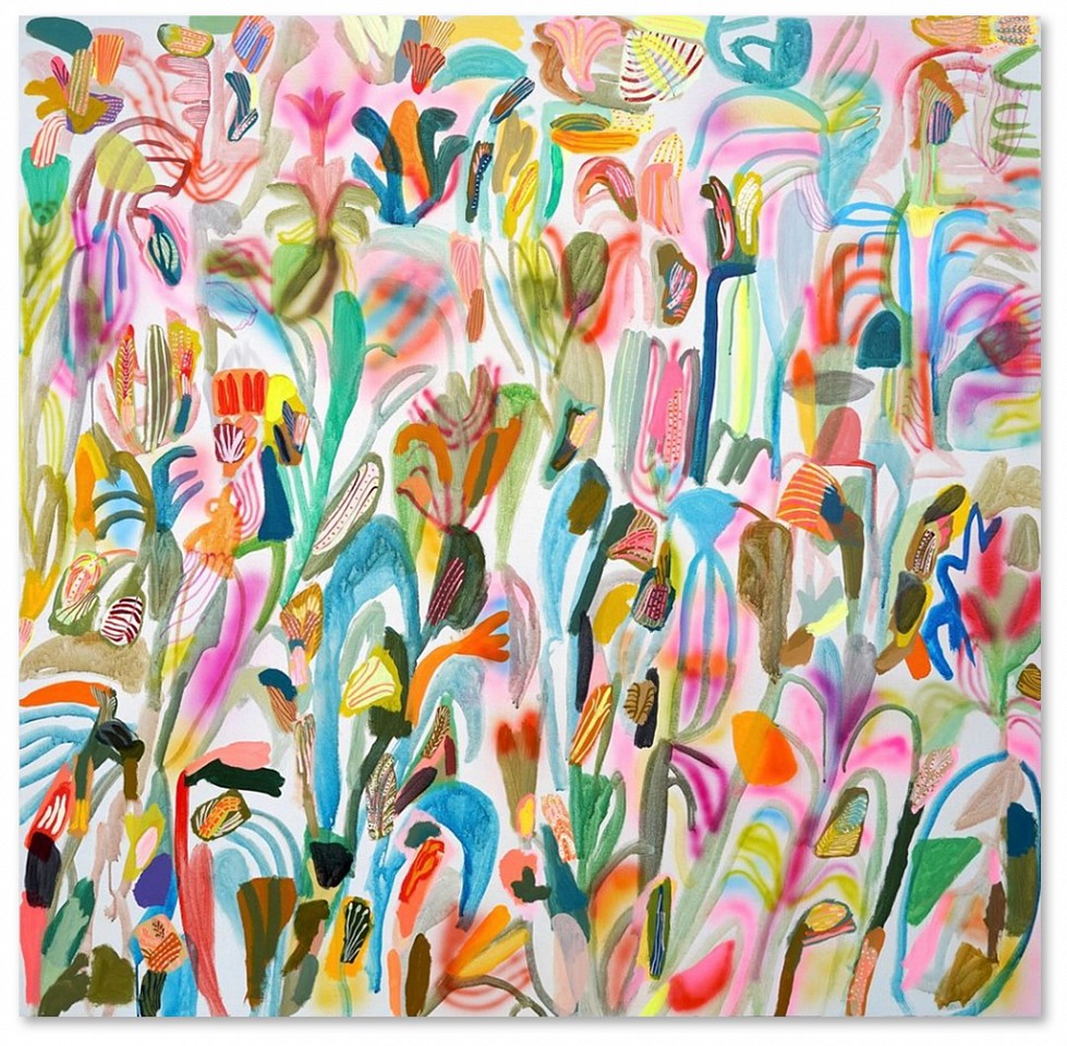 Sarah Giannobile, Spring Flowers (Sold)
Acrylic and aerosol on canvas, 60 x 60 in.