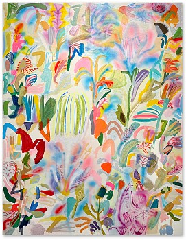 Sarah Giannobile -&nbsp;London Garden 52 x 40 in.