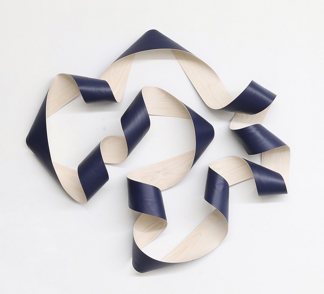 Jeremy Holmes, Untitled Blue (Sold)
Painted white ash, 50 x 54 in.