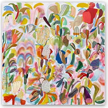 Sarah Giannobile -&nbsp;Snapdragons 2 60 x 60 in.