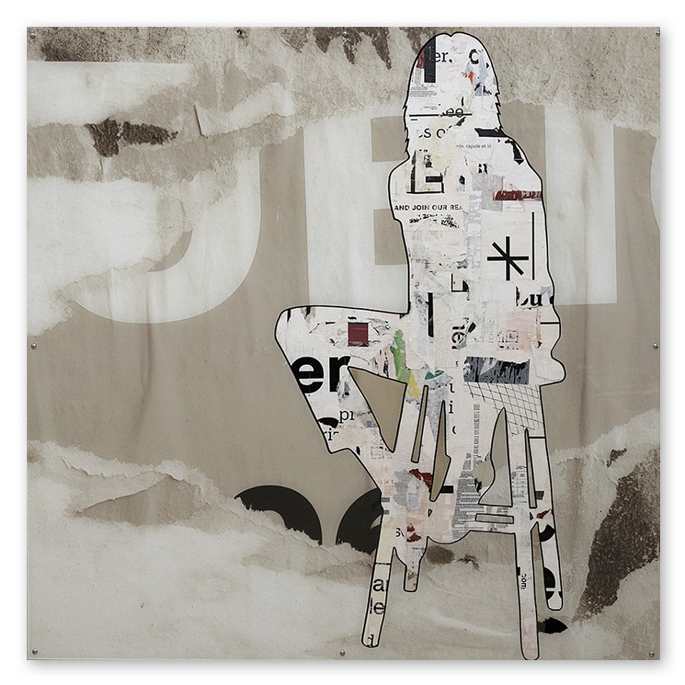 Jane Maxwell, Sitting
Mixed media on panel, 48 x 48 in.