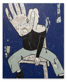 Jane Maxwell -&nbsp;In Your Face (Sold) 60 x 48 in.