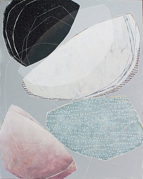 Karine L&eacute;ger -&nbsp;Banquise 60 x 48 in.