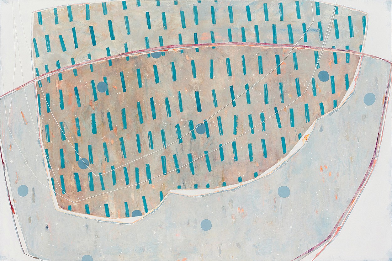 Karine Léger, Forest Music
Acrylic on canvas, 40 x 60 in.