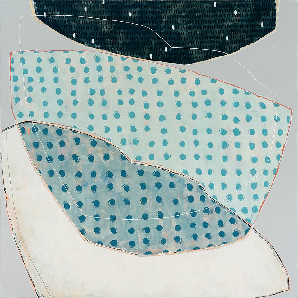 Karine Léger, Nuée
Acrylic on canvas, 40 x 40 in.