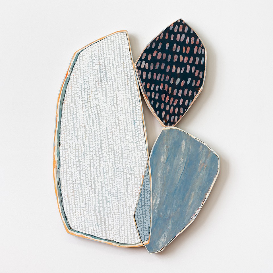 Karine Léger, Ruisseau de Montagne
Acrylic on wood panel, 39 x 28 in.