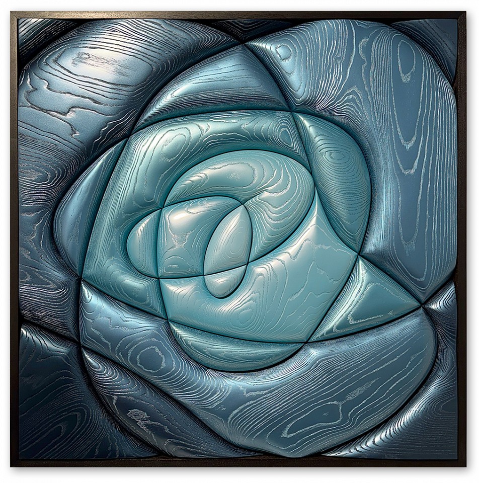 Nuge, Spin Cycle
Ash wood and urethane paint, 42 x 42 in. framed