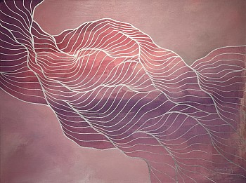 Work:&nbsp;Tracie Cheng Return to Me 30 x 40 in.
