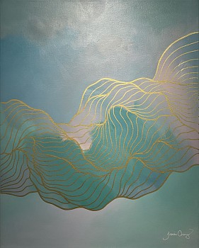 Tracie Cheng -&nbsp;Until Then 30 x 24 in.